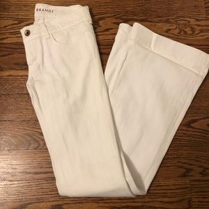 J Brand wide legged jeans